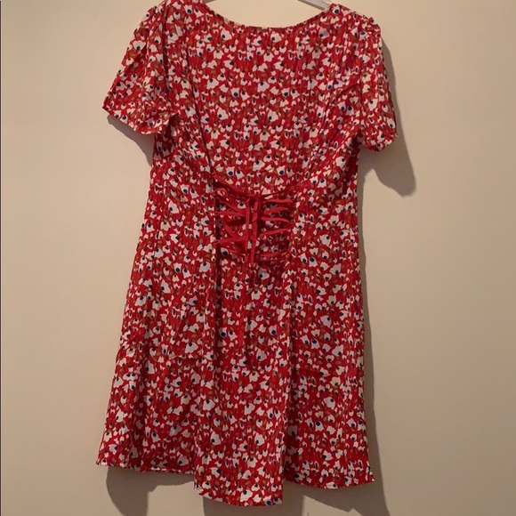 LAST 1 🥰 Red Floral Dress 🥰 - Picture 6 of 6